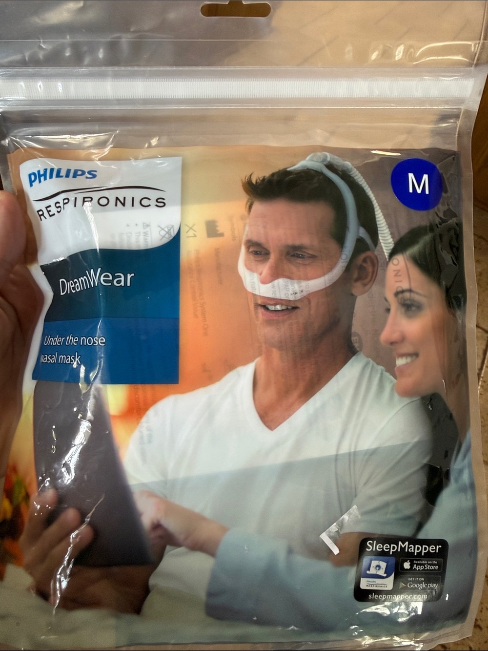 Phillips Dreamwear Under-the-Nose Nasal Mask - White (M)